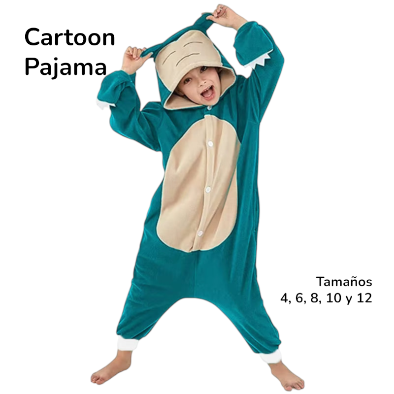 Pijama Kigurumi de animal para niños, mameluco de lana de cuerpo entero, ropa de dormir y disfraz de cosplay para Halloween