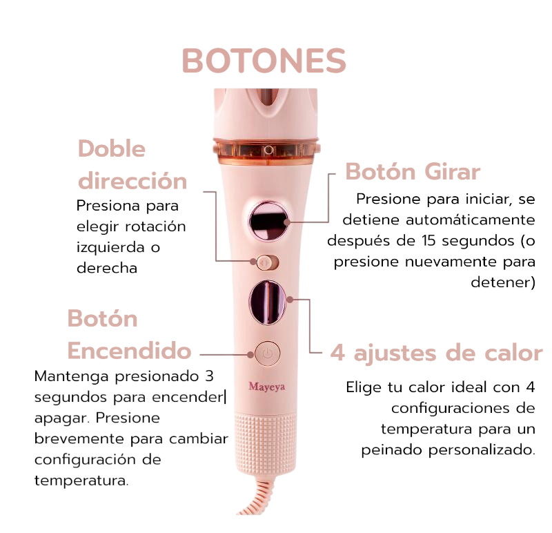 Rizador de Cabello 3 en 1