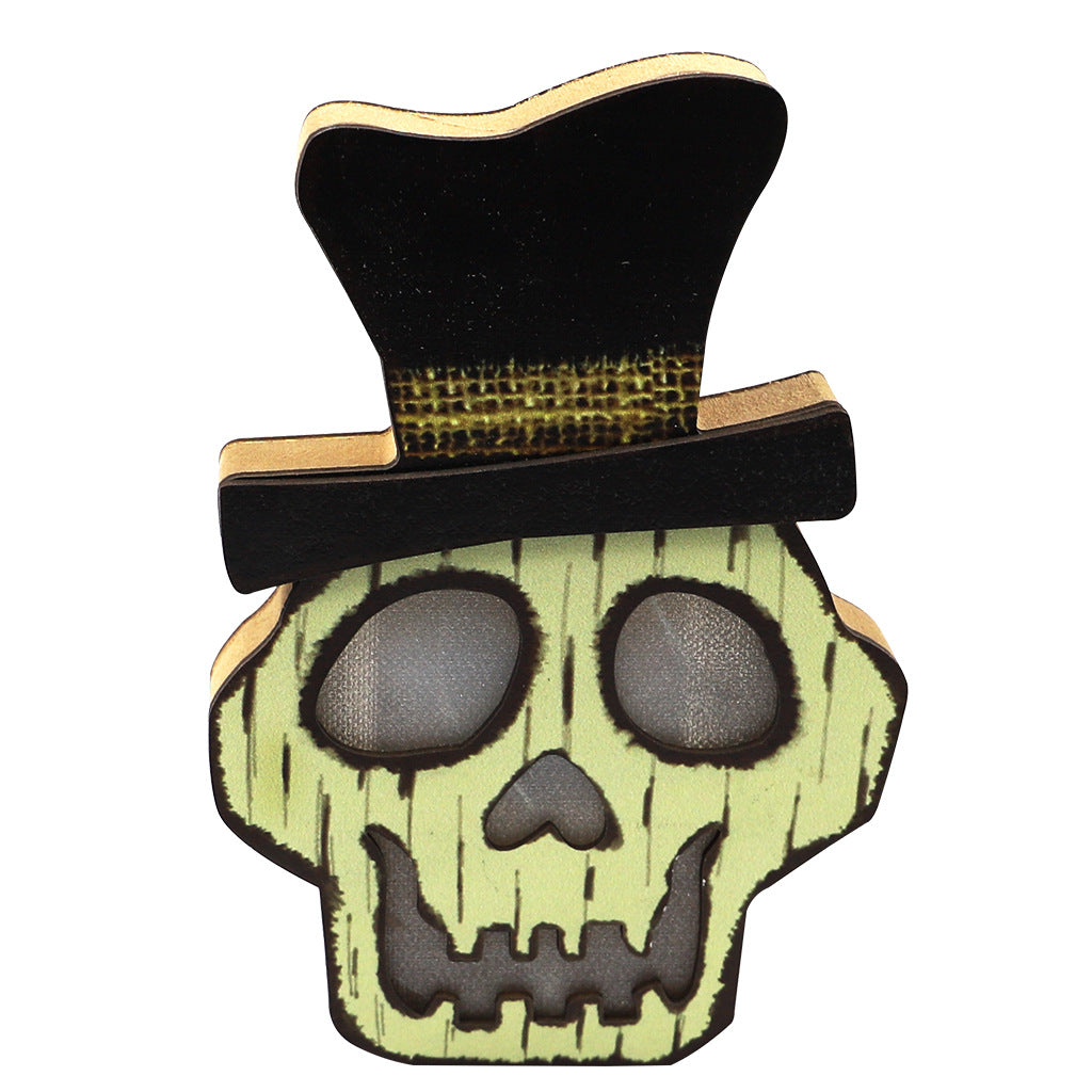 Lámparas creativas en madera para Halloween