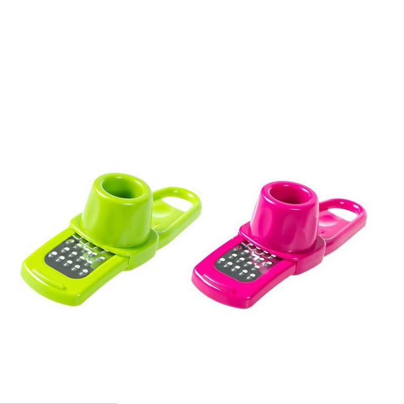1 paquete de mini molinillo de ajo, prensa de ajo creativa, triturador de ajo manual, utensilios de cocina ecológicos.