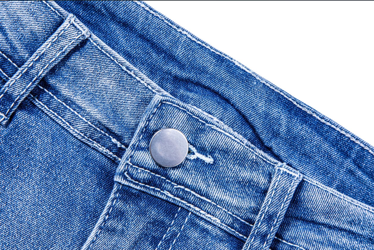 Shorts vaqueros desgastados de tiro medio-alto para mujer