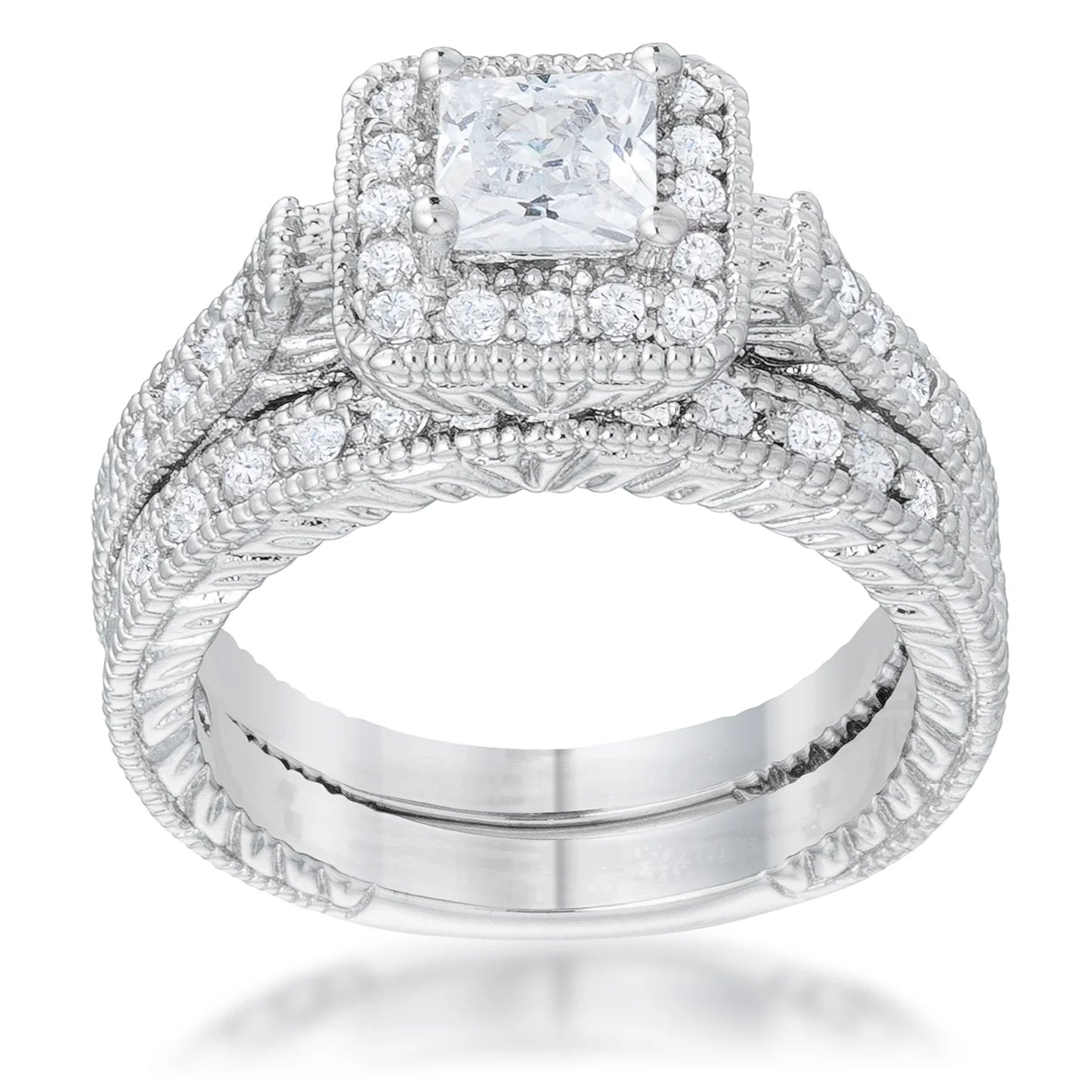 Anillo Nupcial de fantasía R08300R