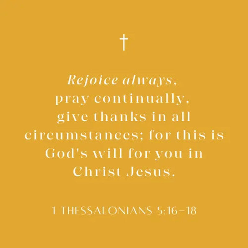 Vela "Regocíjense siempre" 1 Tesalonicenses - 5:16