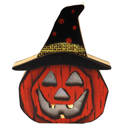  Lámparas creativas en madera para Halloween