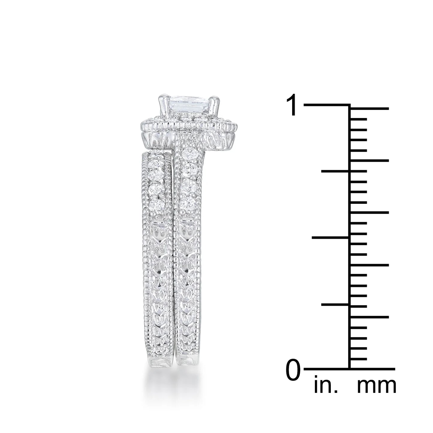 Anillo Nupcial de fantasía R08300R