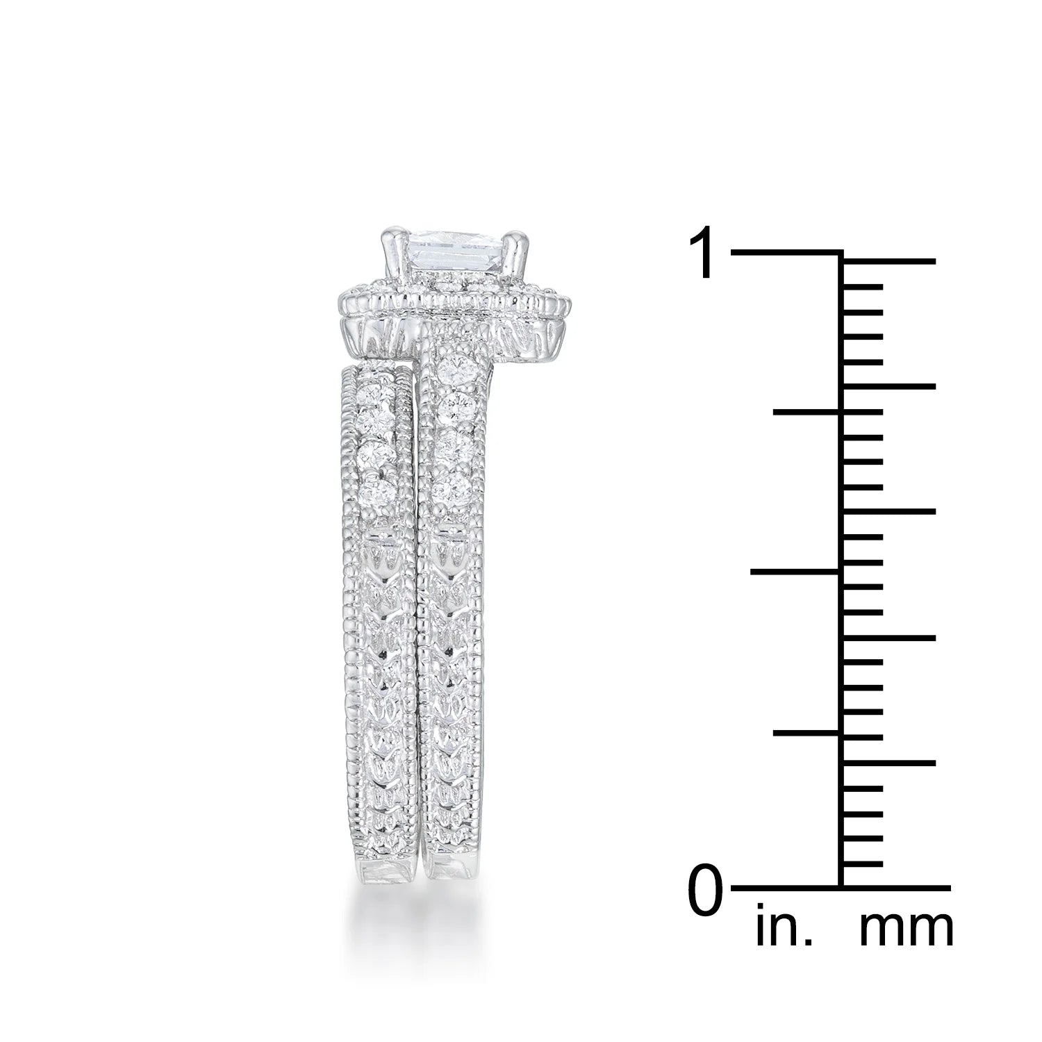Anillo Nupcial de fantasía R08300R