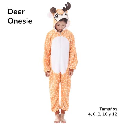 Pijama Kigurumi de animal para niños, mameluco de lana de cuerpo entero, ropa de dormir y disfraz de cosplay para Halloween