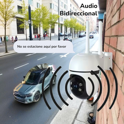 Mini cámara CCTV wifi PTZ de 3 MP de WESECUU