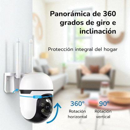 Mini cámara CCTV wifi PTZ de 3 MP de WESECUU