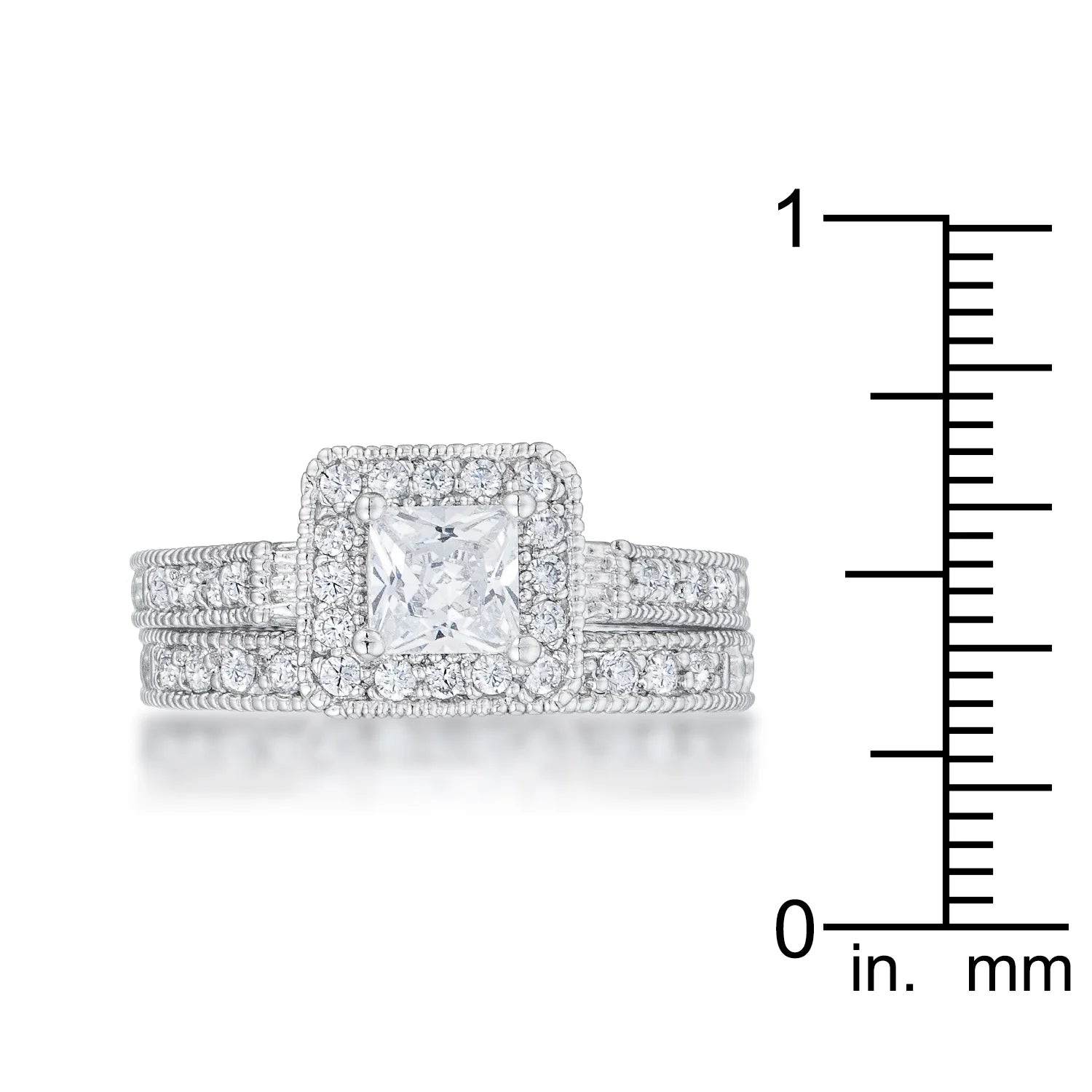 Anillo Nupcial de fantasía R08300R