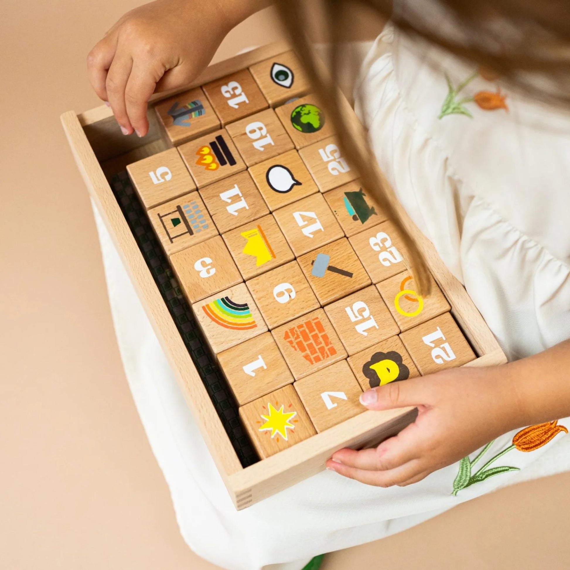 El juego de bloques de adviento Traditions