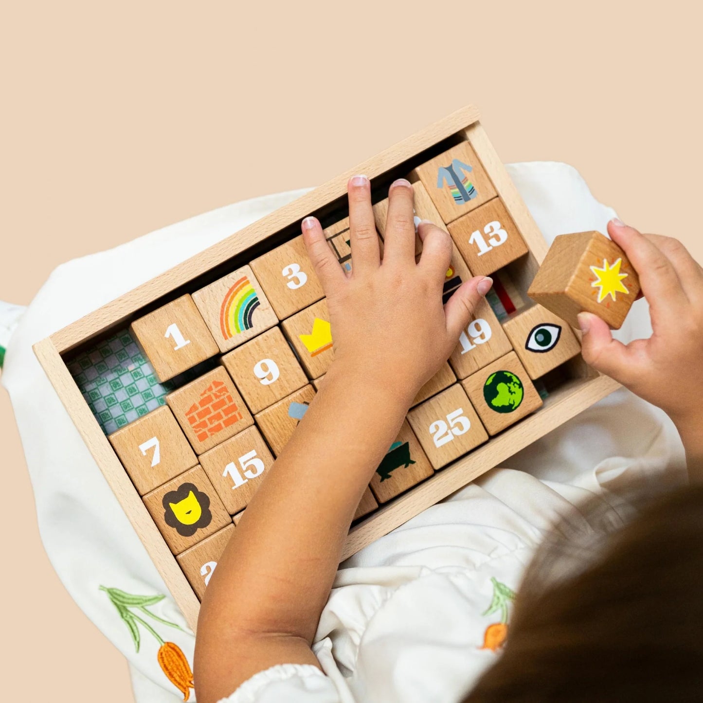 El juego de bloques de adviento Traditions